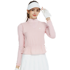 Baju atasan lengan panjang dua helai (merah jambu)