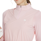 Baju atasan lengan panjang dua helai (merah jambu)