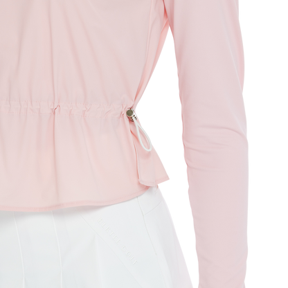 BLKTEE兩件式背心長袖衣(粉紅)