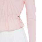 Baju atasan lengan panjang dua helai (merah jambu)