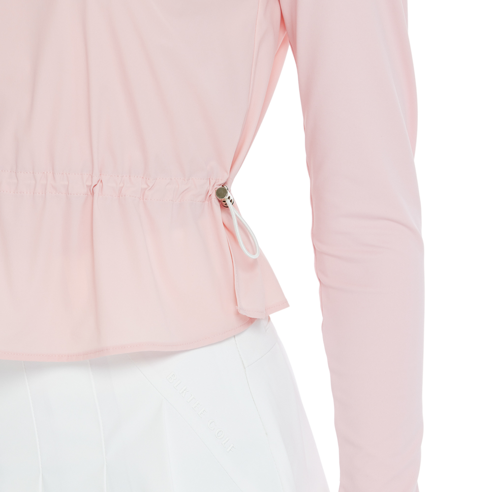 Baju atasan lengan panjang dua helai (merah jambu)