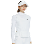 BLKTEE兩件式背心長袖衣(白)