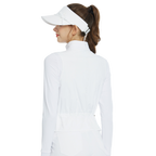 BLKTEE兩件式背心長袖衣(白)