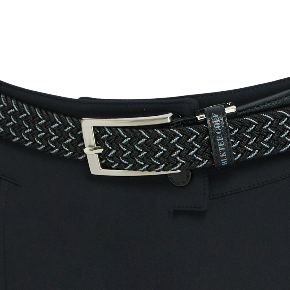 BLKTEE女彈性編織運動腰帶(黑)