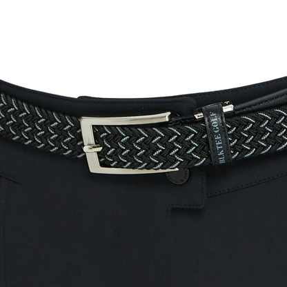 BLKTEE女彈性編織運動腰帶(黑)