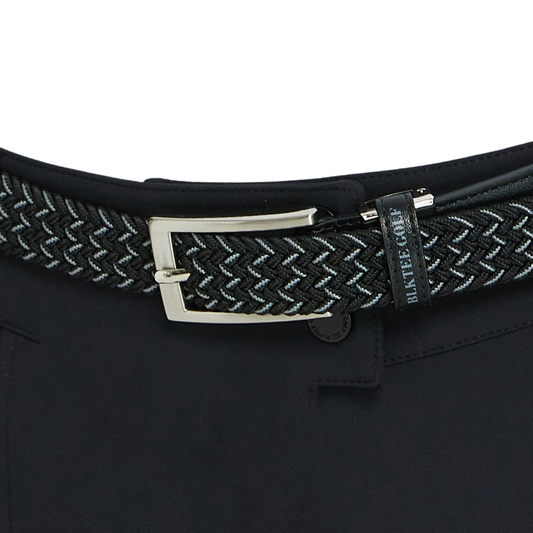 BLKTEE女彈性編織運動腰帶(黑)