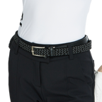 BLKTEE女彈性編織運動腰帶(黑)