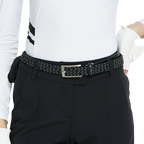 BLKTEE女彈性編織運動腰帶(黑)