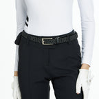 BLKTEE女彈性編織運動腰帶(黑)