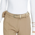 Women's Elastic Knit Sports Belt (Khaki)