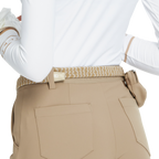 BLKTEE女彈性編織運動腰帶(卡其)