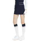女學院風撞色小腿襪(白寶藍)