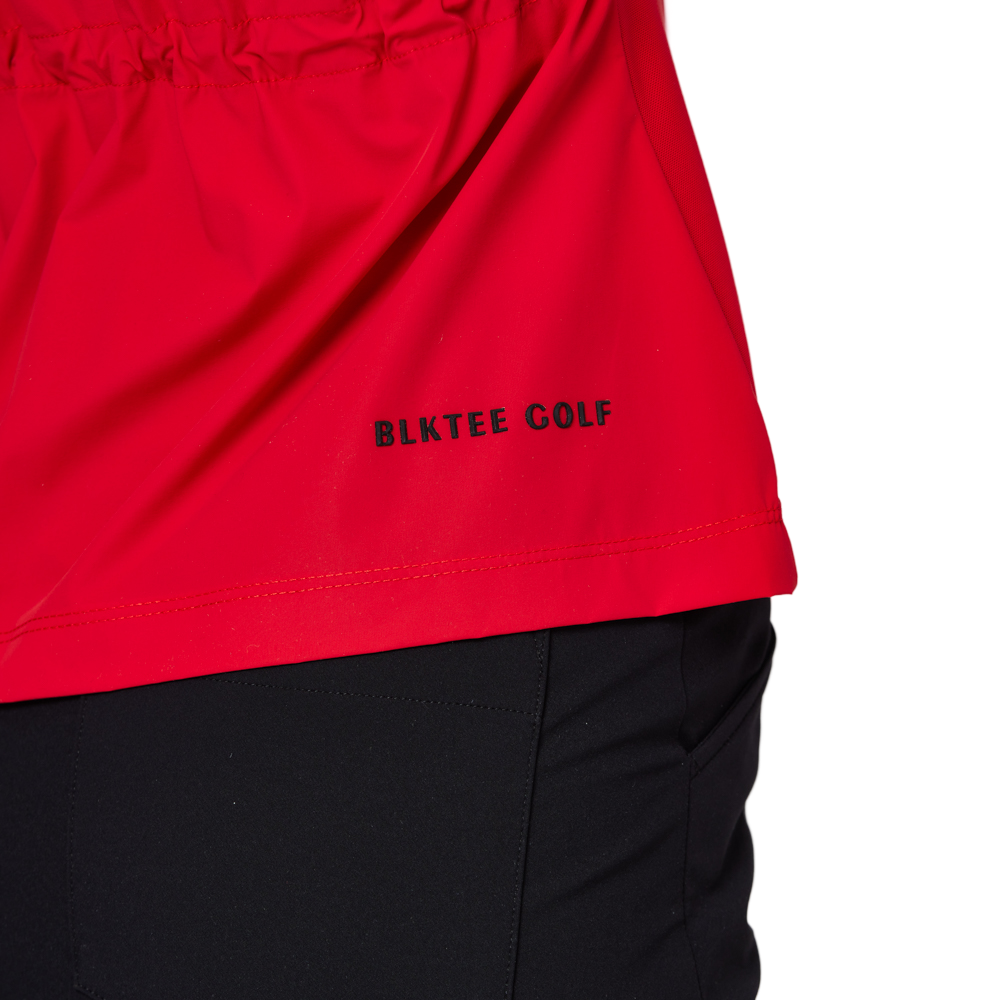 螺紋領收腰女短袖上衣