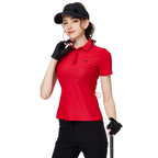 螺紋領收腰女短袖上衣