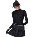 網孔假兩件防曬冰絲袖套衣