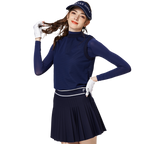 網孔假兩件防曬冰絲袖套衣