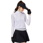 網孔假兩件防曬冰絲袖套衣