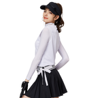 網孔假兩件防曬冰絲袖套衣