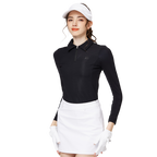 Zippered lapel ice silk sun protection sleeves