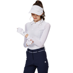 Zippered lapel ice silk sun protection sleeves