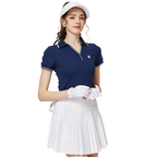 V領收腰女短袖上衣