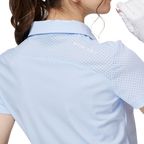 Baju lengan pendek berkolar bernafas untuk wanita