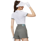 Baju lengan pendek wanita leher V