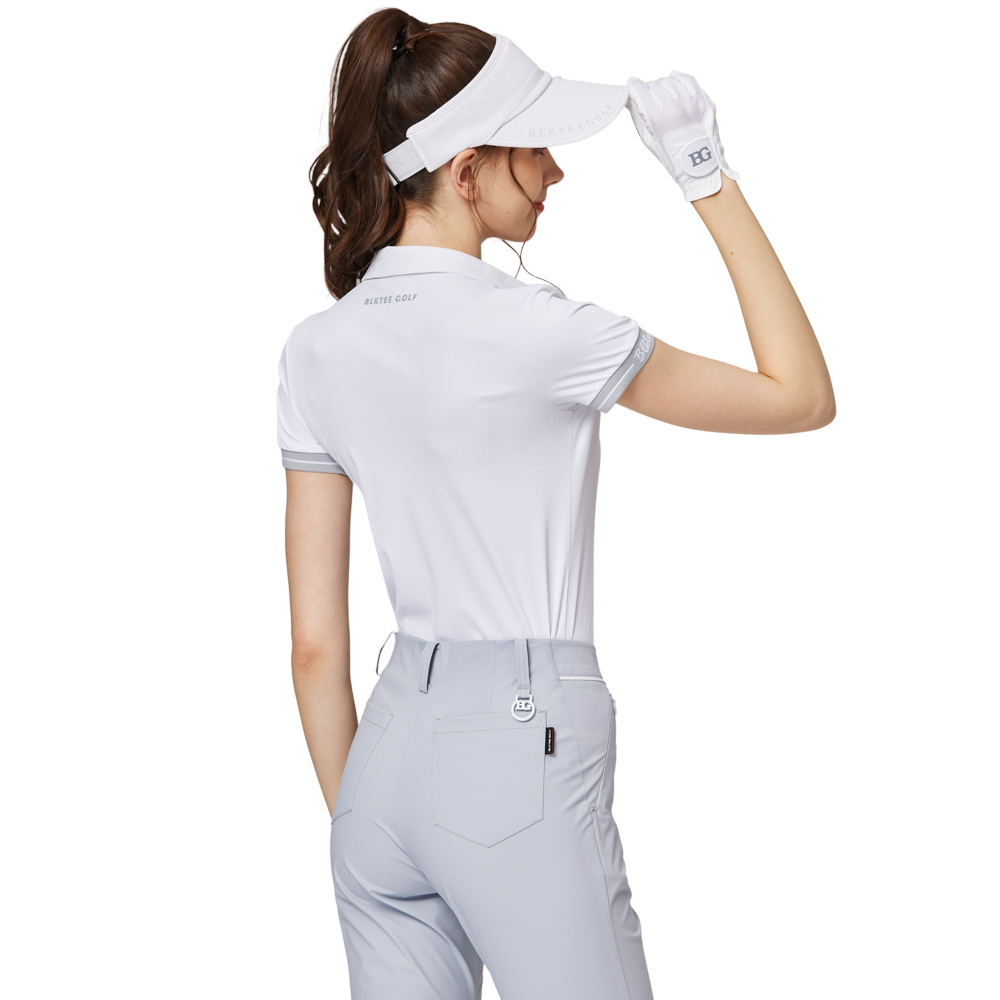 Baju lengan pendek wanita leher V