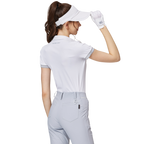 Baju lengan pendek wanita leher V