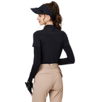 Sarung pelindung matahari sutera ais lengan pendek