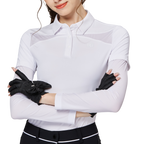 Sarung pelindung matahari sutera ais lengan pendek