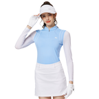 Stand-up collar ice silk sun protection sleeves