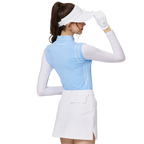 Stand-up collar ice silk sun protection sleeves