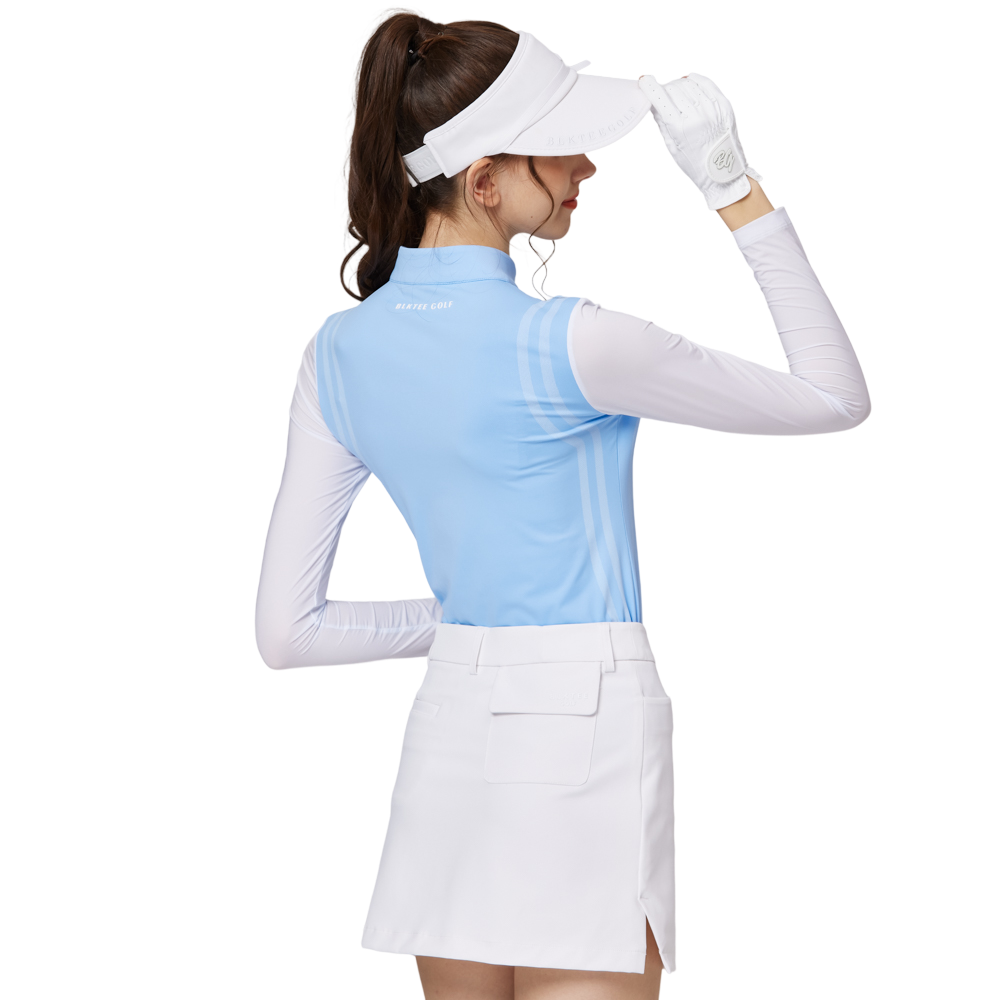 Stand-up collar ice silk sun protection sleeves