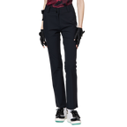 Seluar wanita berpinggang tinggi yang mengembang