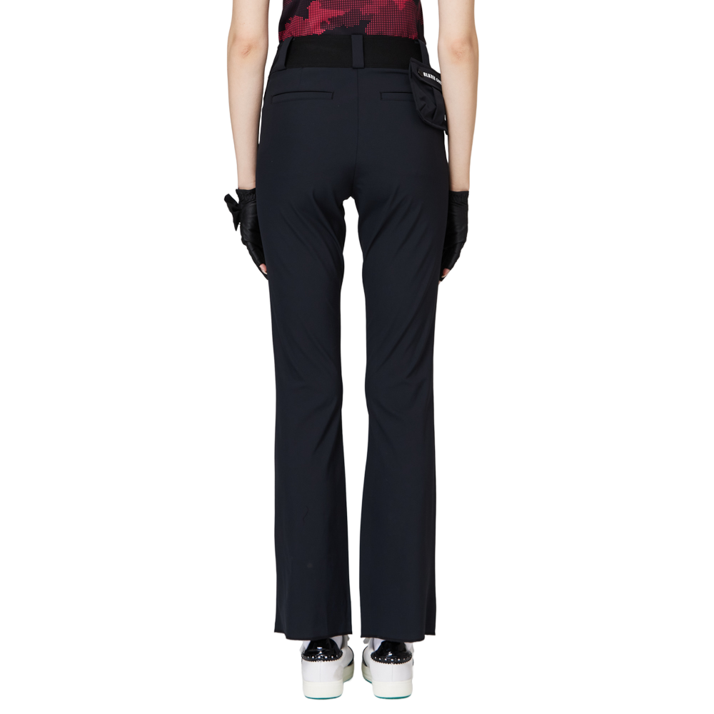 Seluar wanita berpinggang tinggi yang mengembang