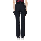 Seluar wanita berpinggang tinggi yang mengembang