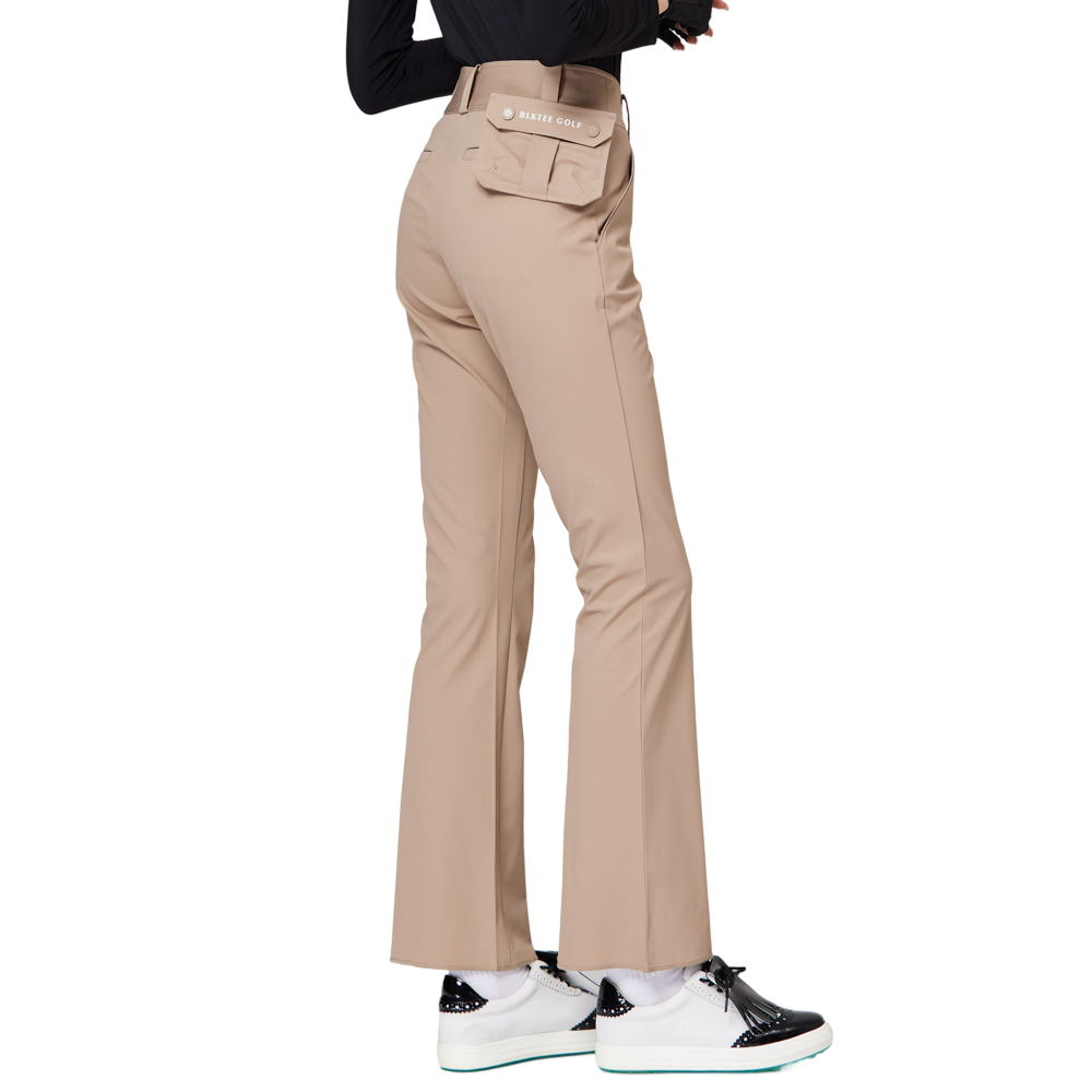 Seluar wanita berpinggang tinggi yang mengembang