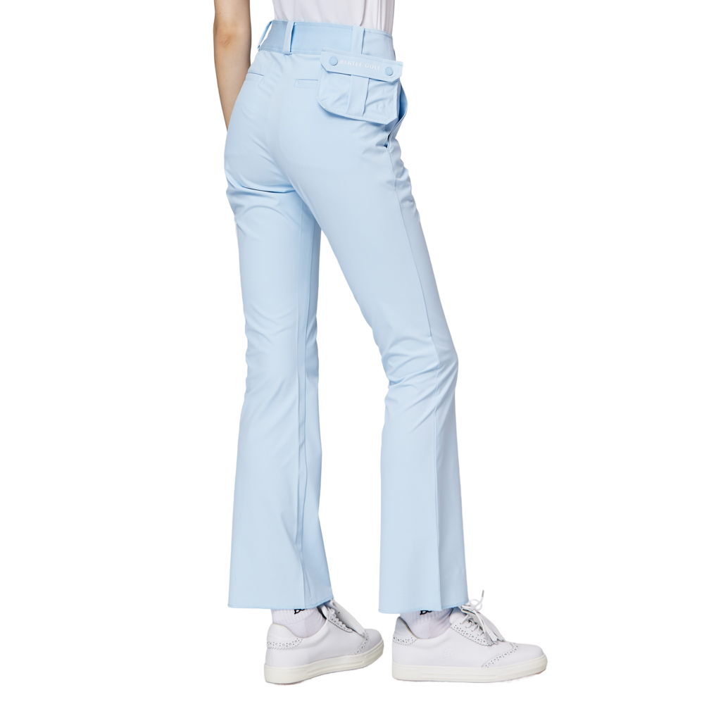 Seluar wanita berpinggang tinggi yang mengembang