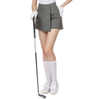 Printed high-waisted A-line women's shorts skirt