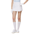 Printed high-waisted A-line women's shorts skirt