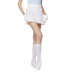 Printed high-waisted A-line women's shorts skirt