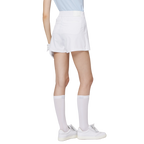 Printed high-waisted A-line women's shorts skirt