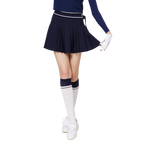 High-waisted women's pleated skirt