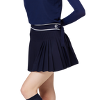 High-waisted women's pleated skirt