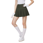 High-waisted women's pleated skirt