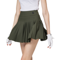 Skirt berlipat wanita berpinggang tinggi