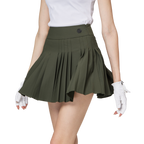 High-waisted women's pleated skirt