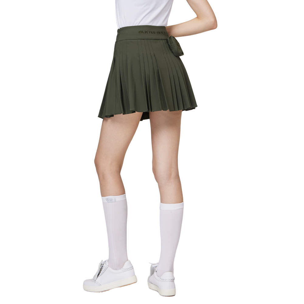 High-waisted women's pleated skirt