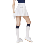 High-waisted women's pleated skirt